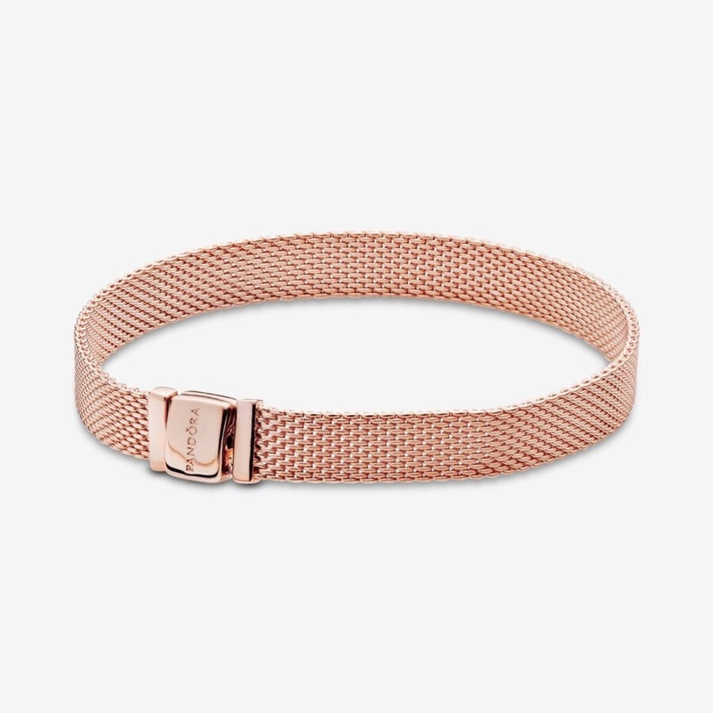Pandora Reflexions™ Rose Gold Mesh Bracelet